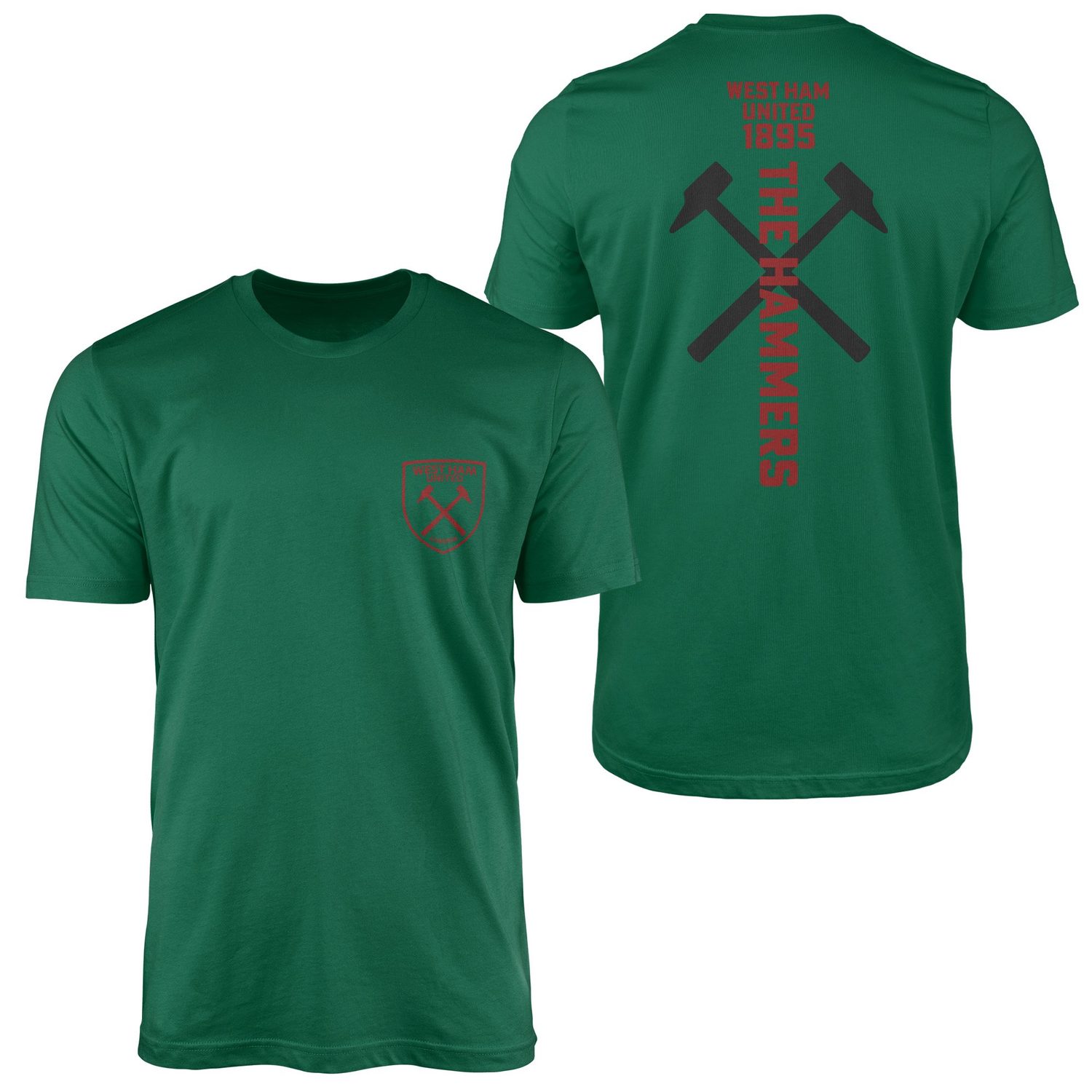 West Ham United | The Hammers Tişört XL - Nefti Yeşili