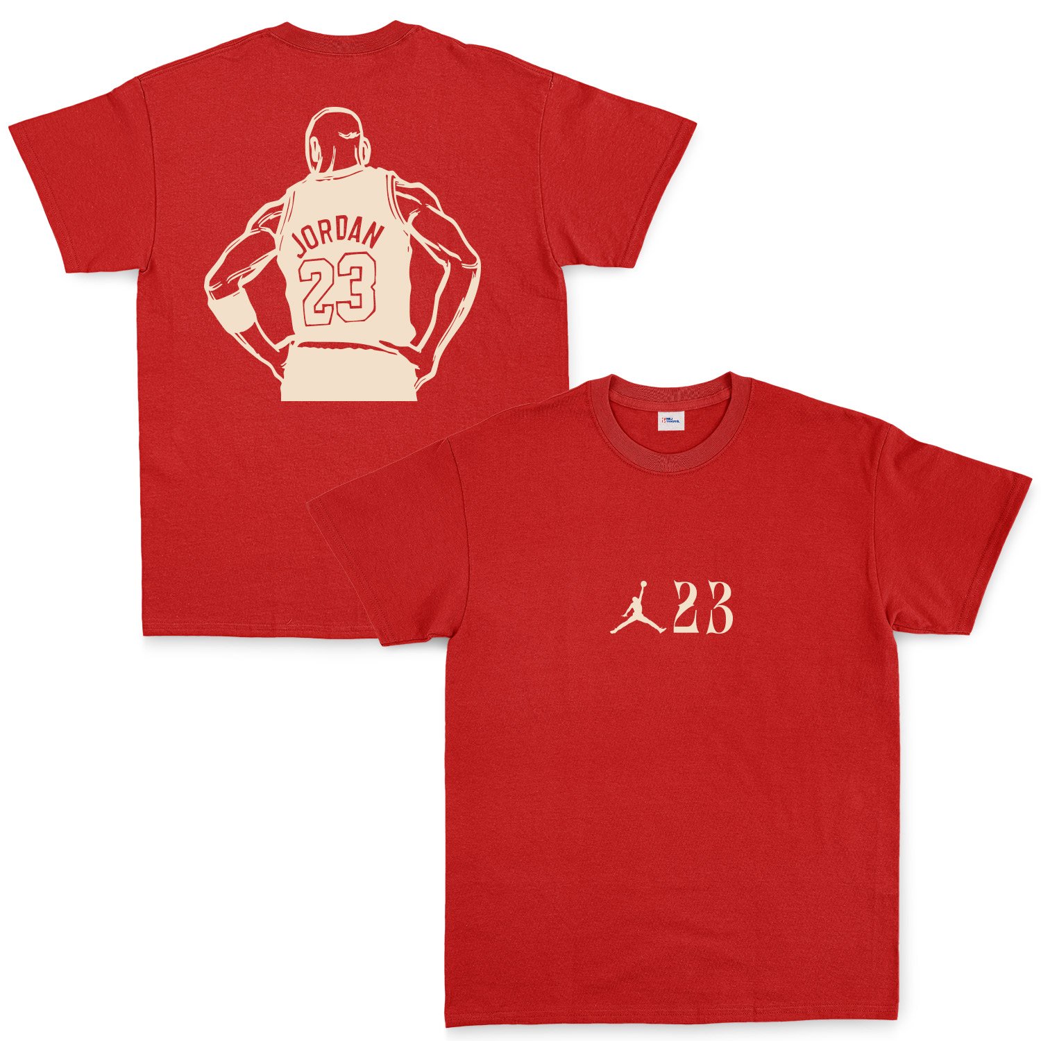MJ 23 Unstoppable Cream |  Air Jordan Tişört S - Kırmızı