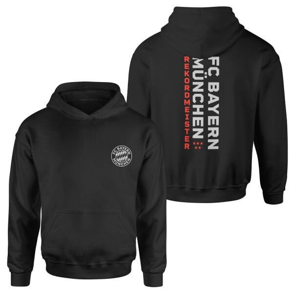 FC Bayern Münih REKORDMEISTER SE Edition Hoodie M - Siyah