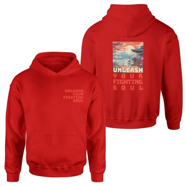 Unleash Your Fighting Soul | Karate Man Hoodie XXL - Kırmızı