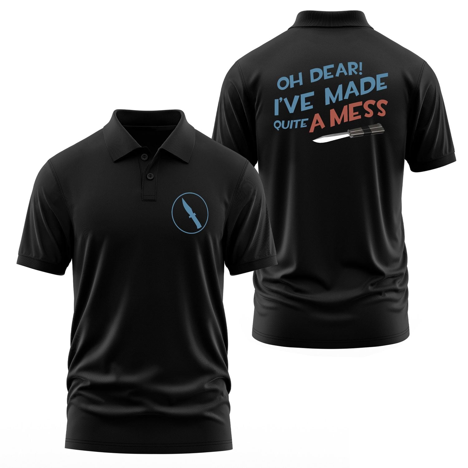 The Spy Edition | Team Fortress 2 Polo Tişört M - Siyah