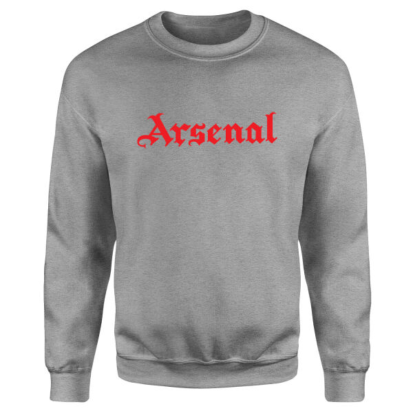 Arsenal Black Letters R Sweatshirt XL - Gri