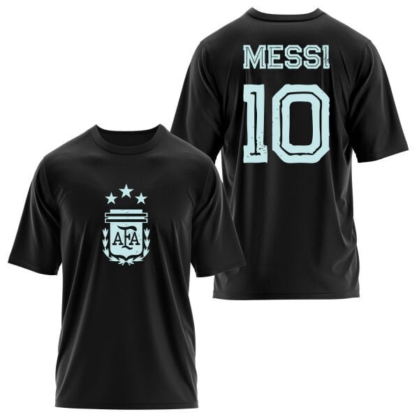 Lionel Messi 10 Argentina Grunge Oversize Tişört