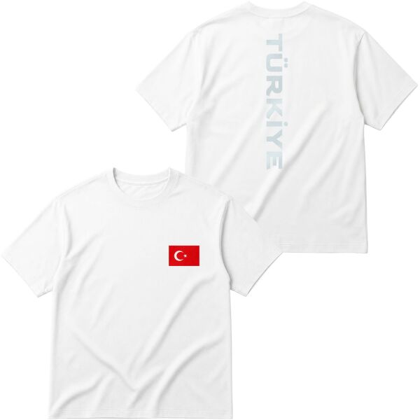 Türkiye SE 2024 Oversize Tişört M - Beyaz | OUTLET