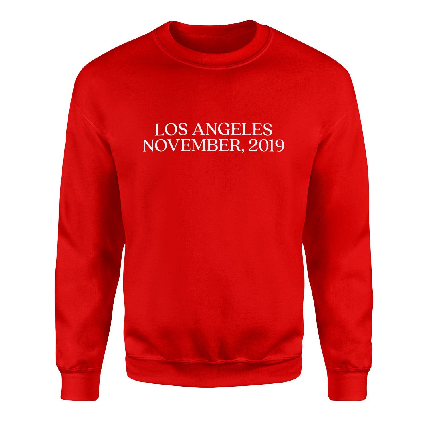 LOS ANGELES, NOVEMBER, 2019 Sweatshirt XL - Kırmızı