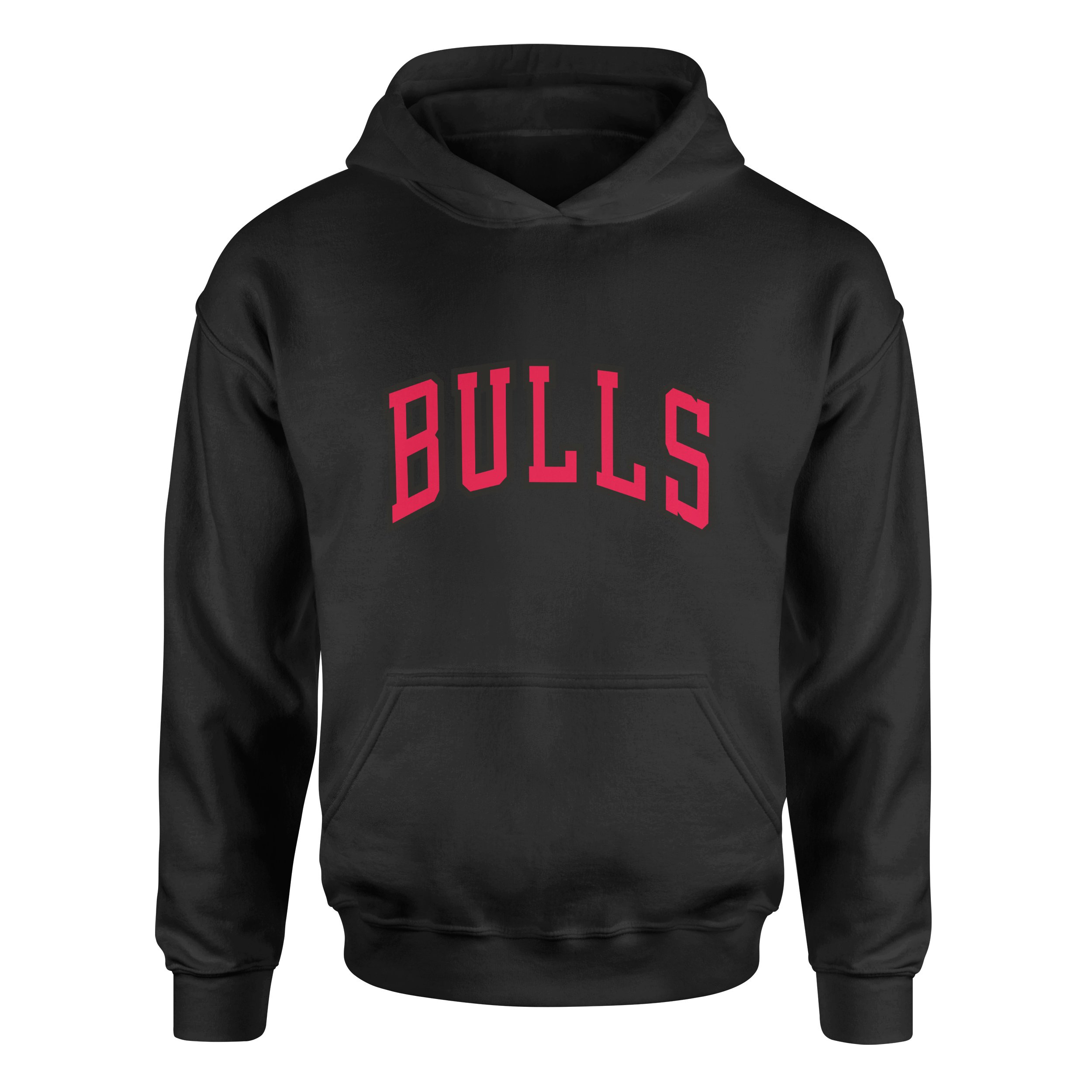 BULLS Hoodie M - Siyah