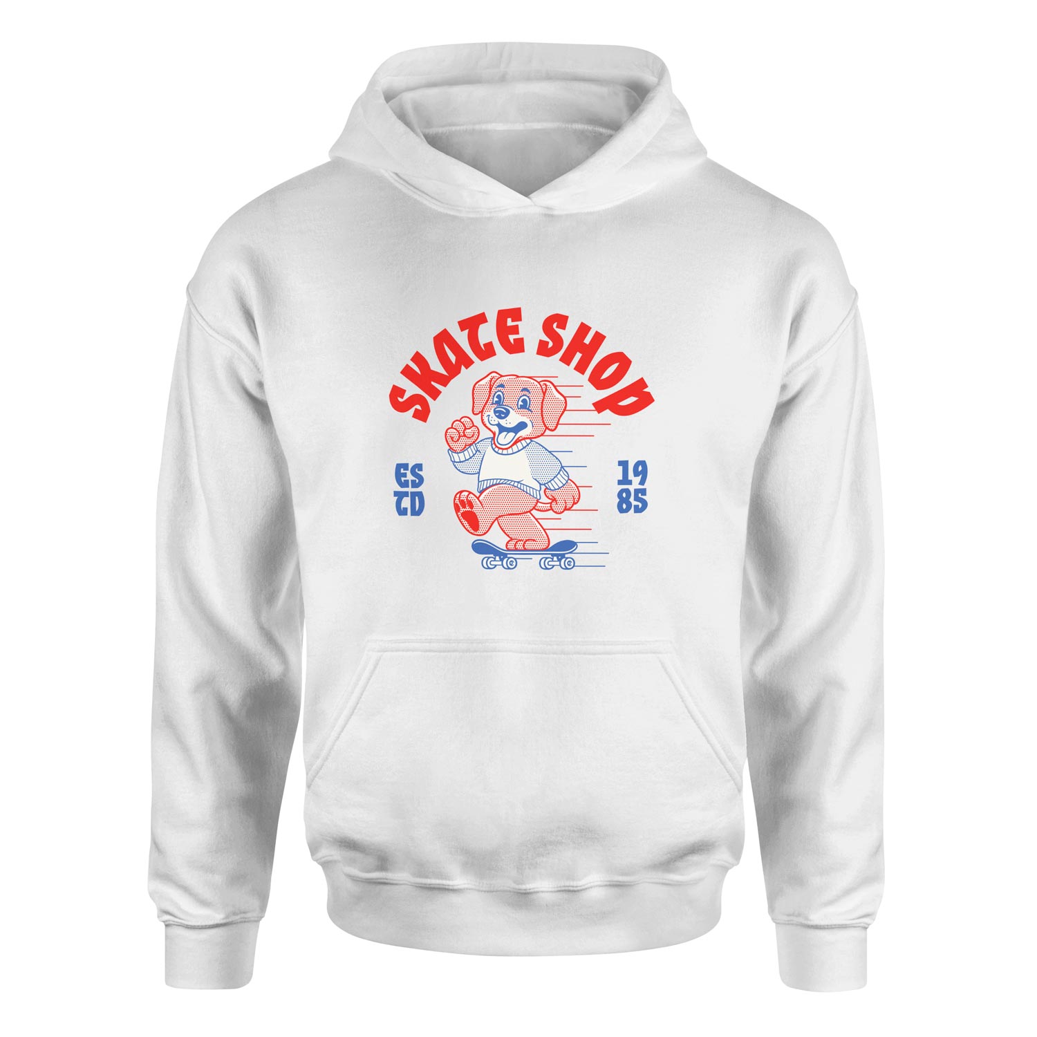 Skate Shop Hoodie XL - Beyaz