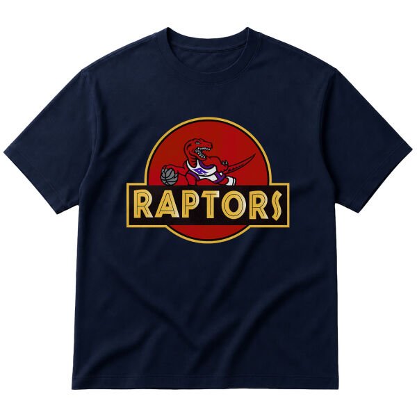 Raptors Oversize Tişört L - İndigo Mavisi