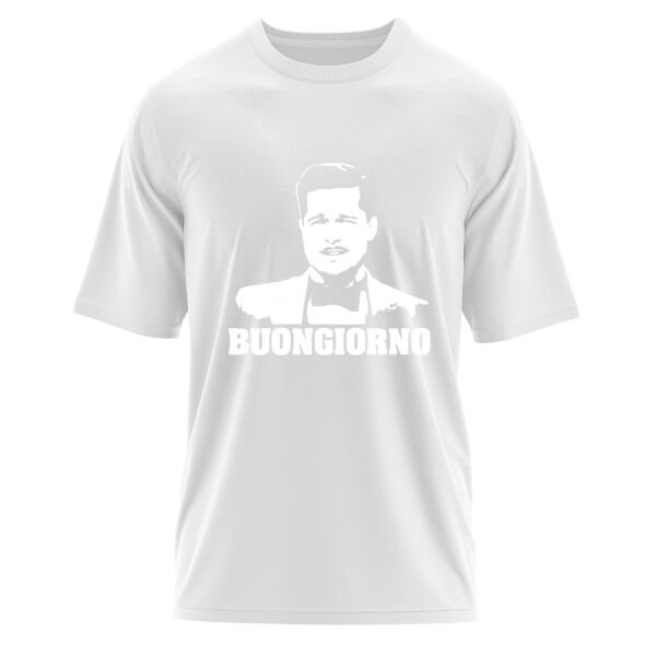 Buongiorno | Inglorious Basterds Oversize Tişört S - Beyaz