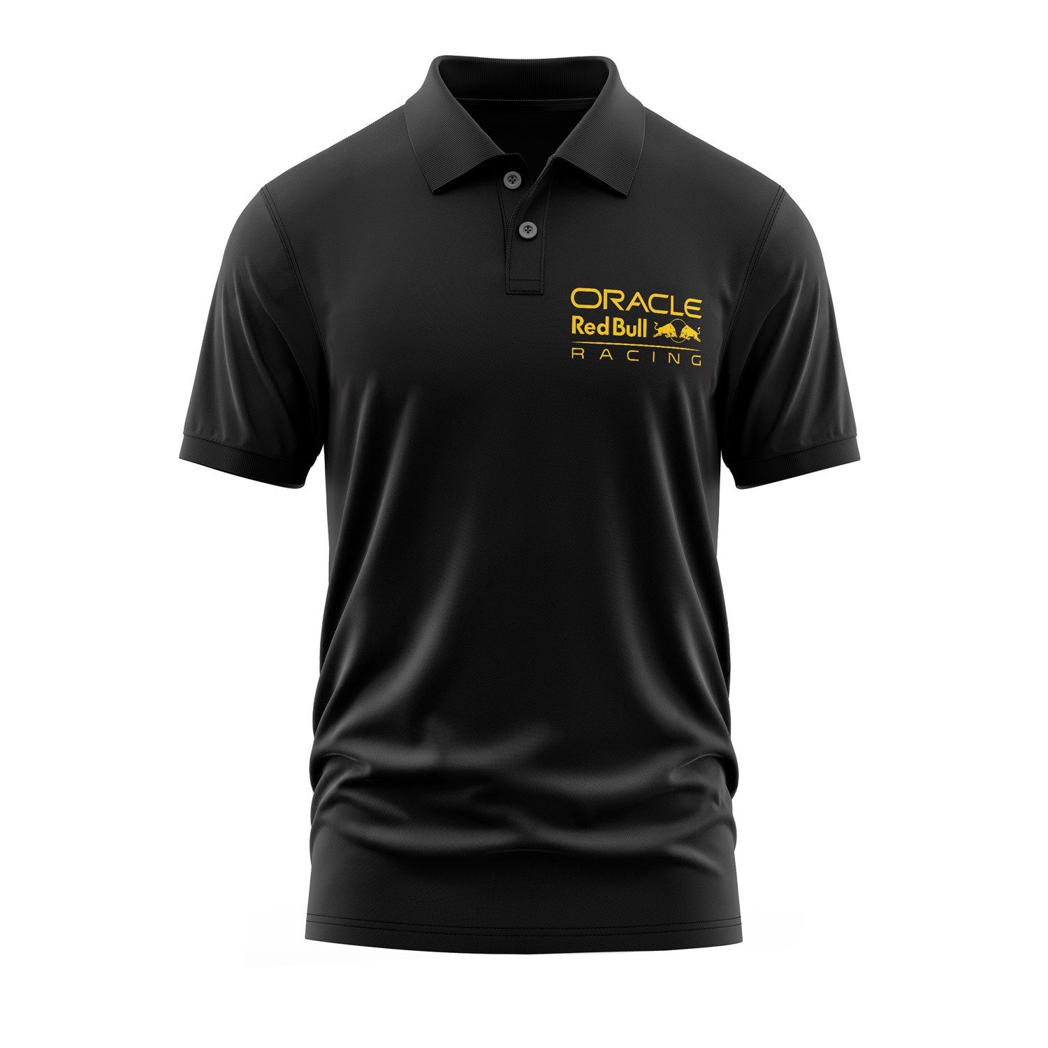 Oracle Red Bull Racing Yellow Polo Tişört S - Siyah