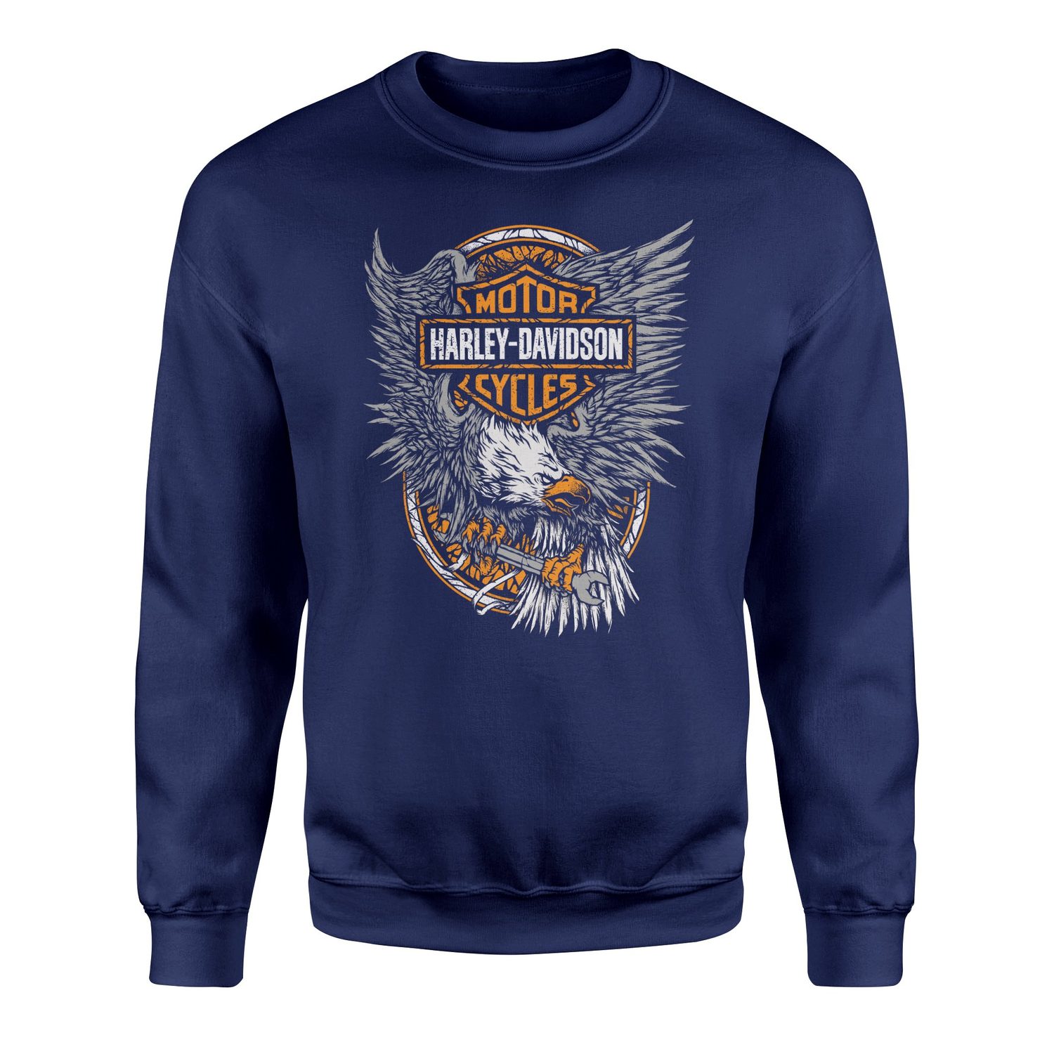 Harley-Davidson Motorcycles Sweatshirt L - İndigo Mavisi