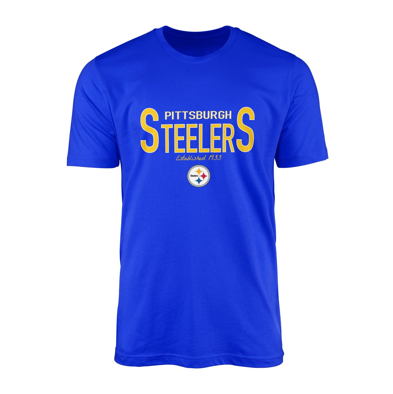 Pittsburgh Steelers Established 1933 Tişört S - Mavi