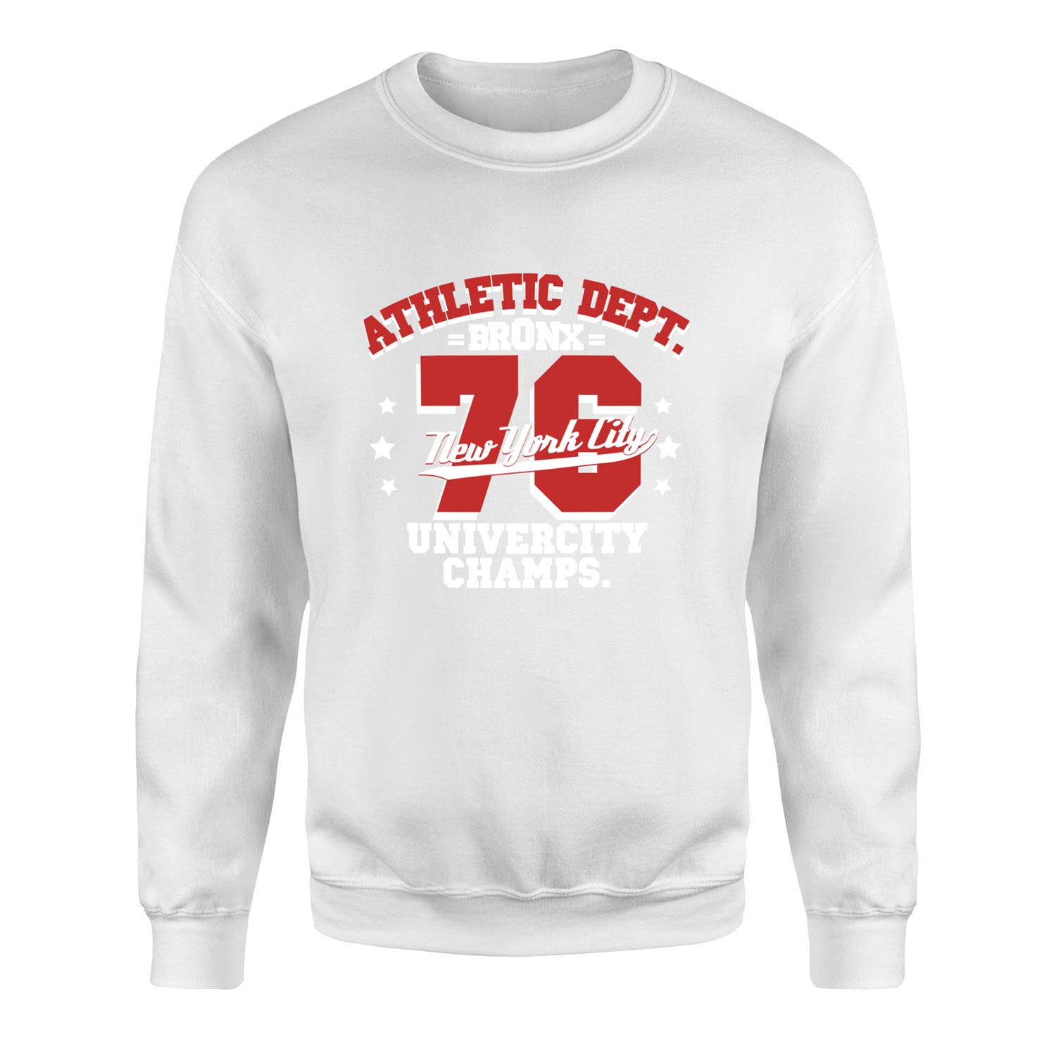 Bronx 76 NYC Sweatshirt XL - Beyaz