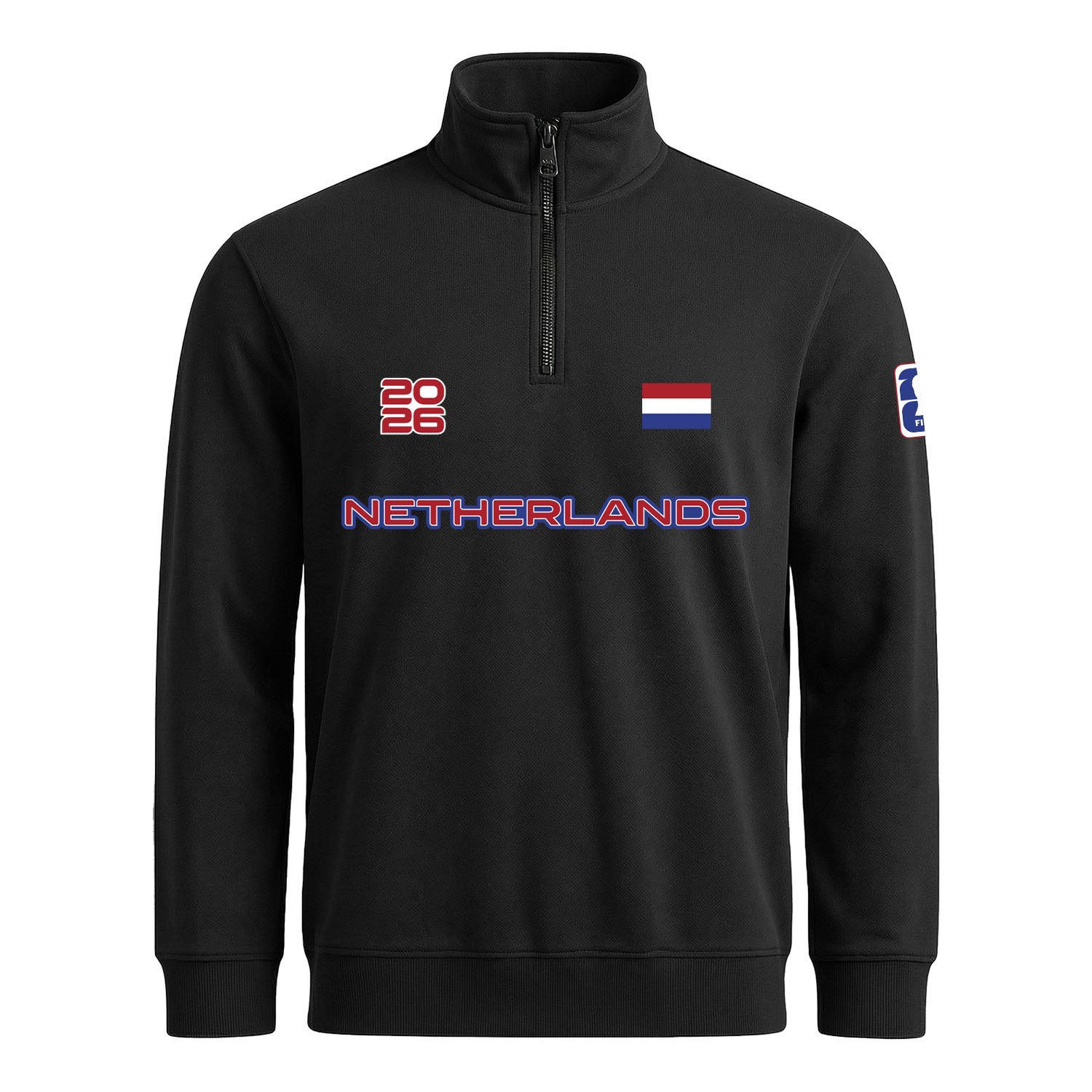 Hollanda 2026 Yarım Fermuarlı Sweatshirt