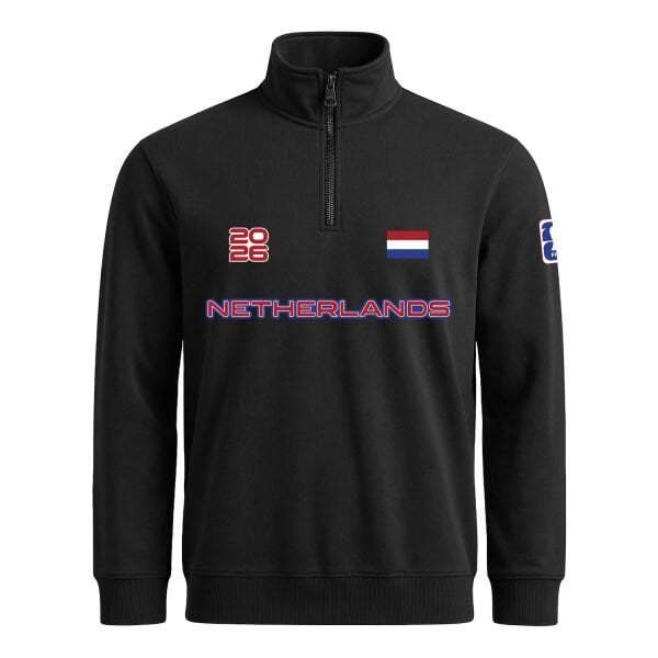 Hollanda 2026 Yarım Fermuarlı Sweatshirt