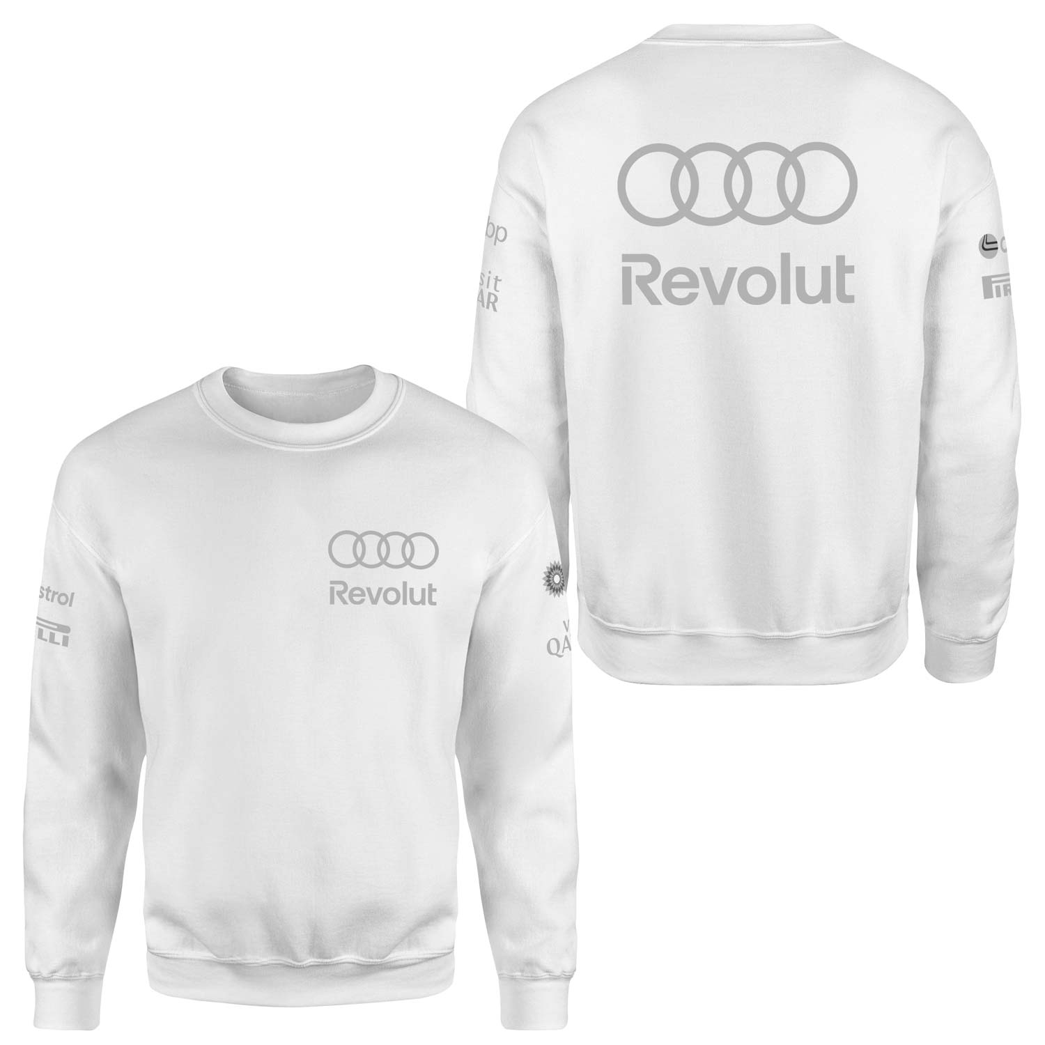 Audi Revolut Racing Sweatshirt XXL - Beyaz