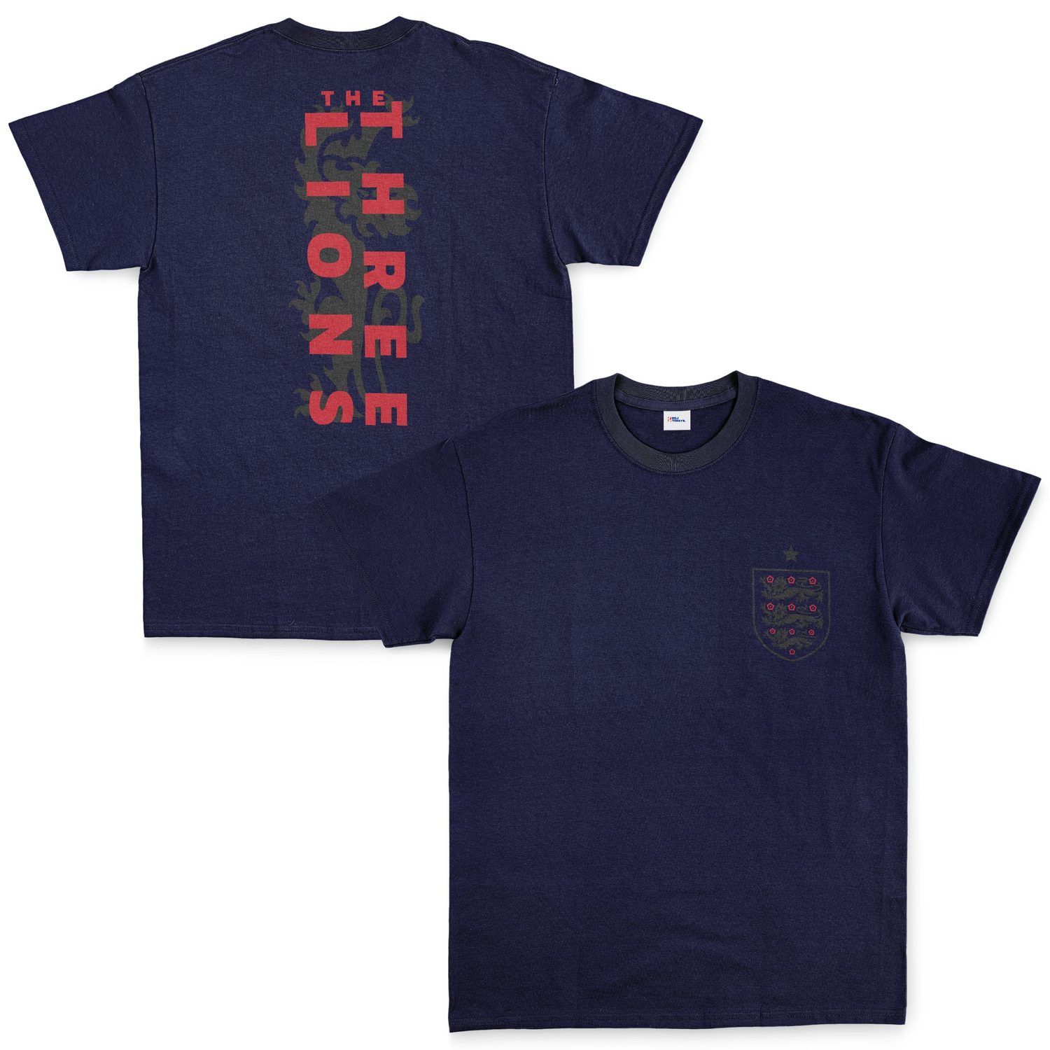 Three Lions | İngiltere Tişört XL - İndigo Mavisi
