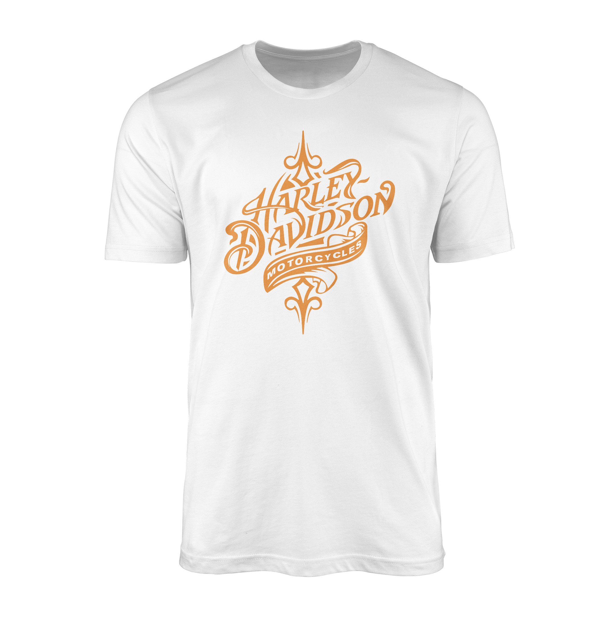 Harley-Davidson Motorcycles O Tişört L - Beyaz