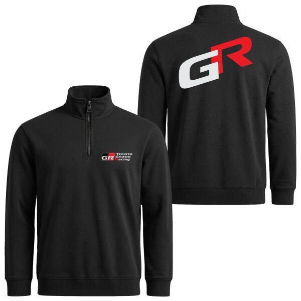 Toyota Gazoo Racing Yarım Fermuarlı Sweatshirt M - Siyah
