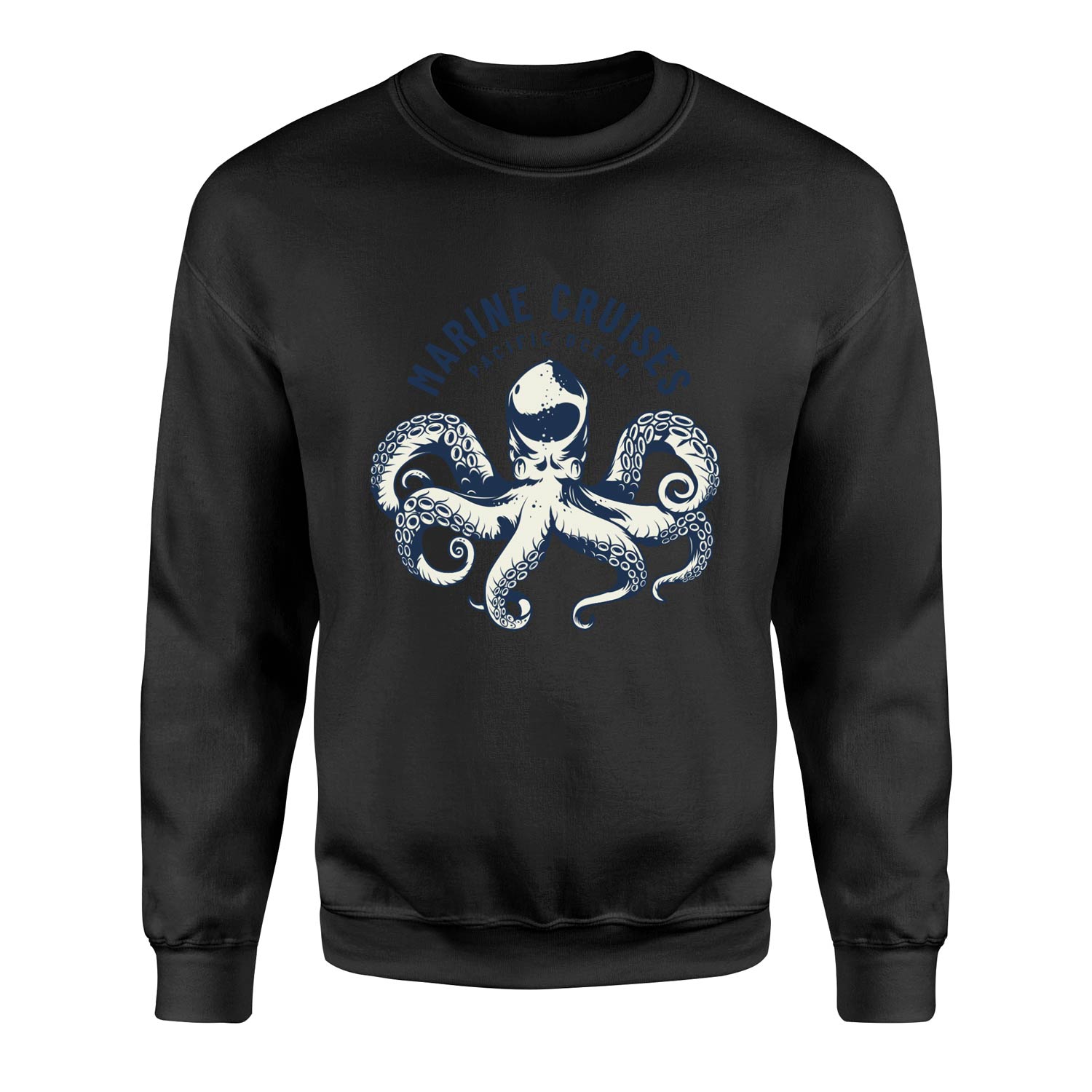 Marine Cruises Pacific Denizci Sweatshirt M - Siyah
