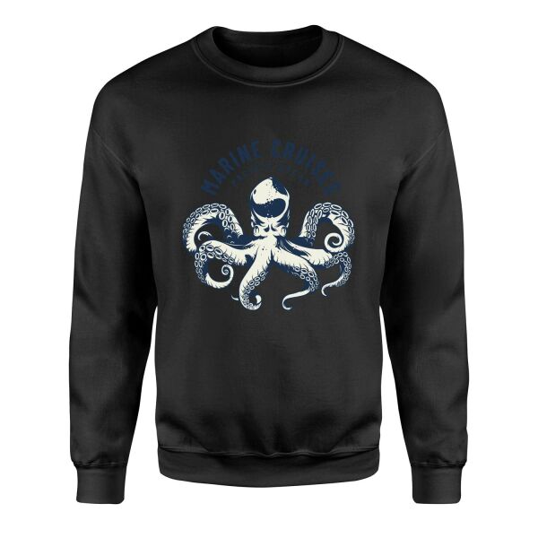 Marine Cruises Pacific Denizci Sweatshirt M - Siyah