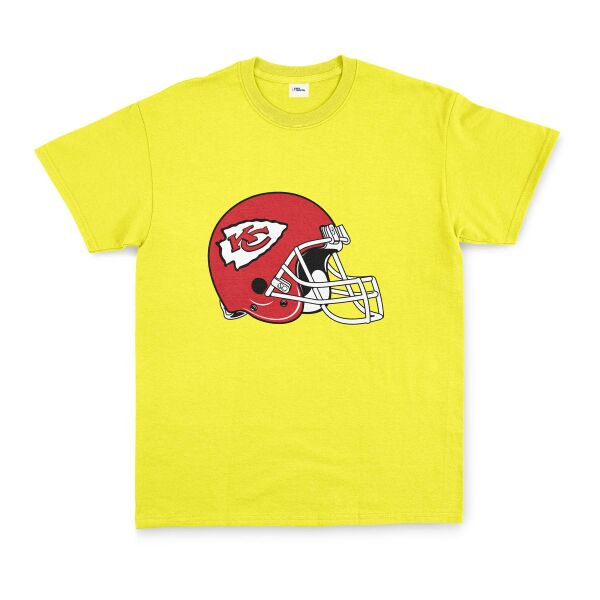 Kansas City Chiefs Helmet Tişört L - Sarı