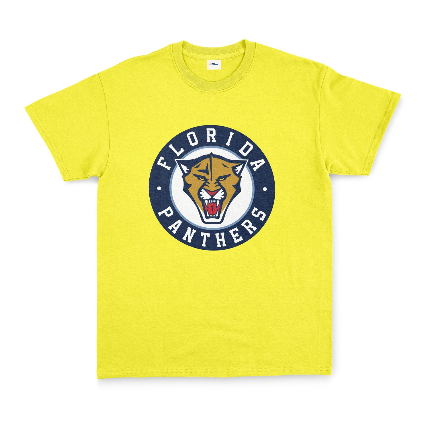 Florida Panthers Badge Tişört XL - Sarı