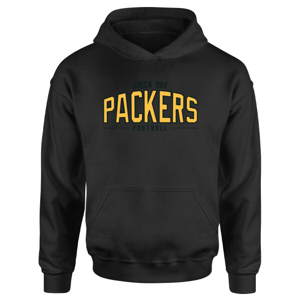 Green Bay Packers B Hoodie L - Siyah