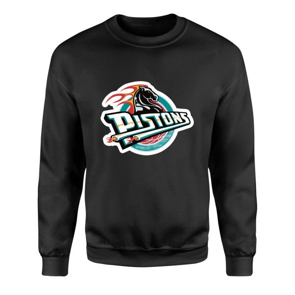 Detroit Retro Sweatshirt L - Siyah