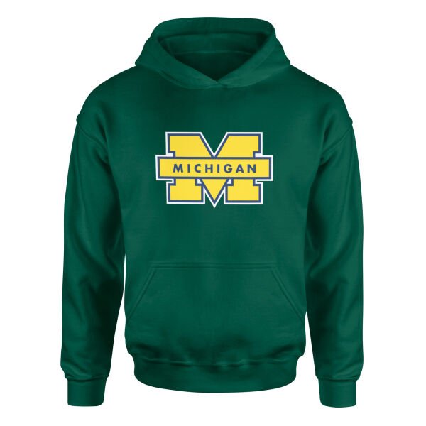 Michigan Wolverines Hoodie S - Nefti Yeşili