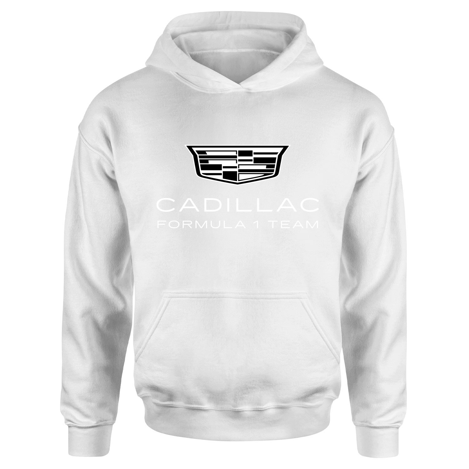 Cadillac Big Hoodie XL - Beyaz