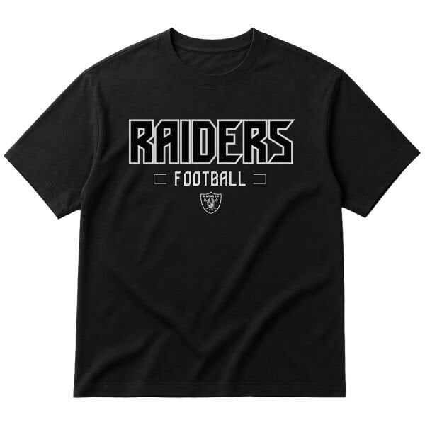 Las Vegas Raiders Football Oversize Tişört