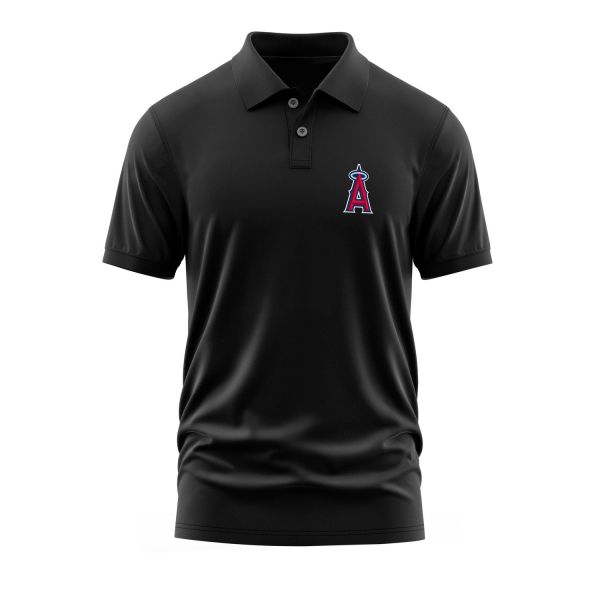 Los Angeles Angels Polo Tişört L - Siyah