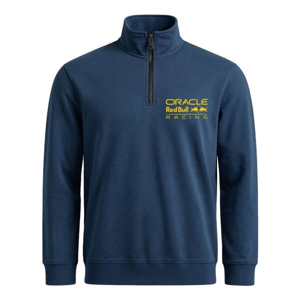 Oracle Red Bull Racing Yellow Yarım Fermuarlı Sweatshirt