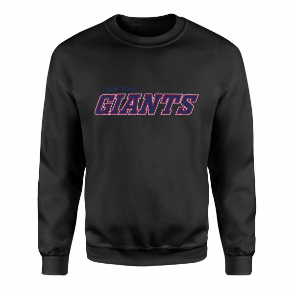 NEW YORK Giants Football Sweatshirt L - Siyah
