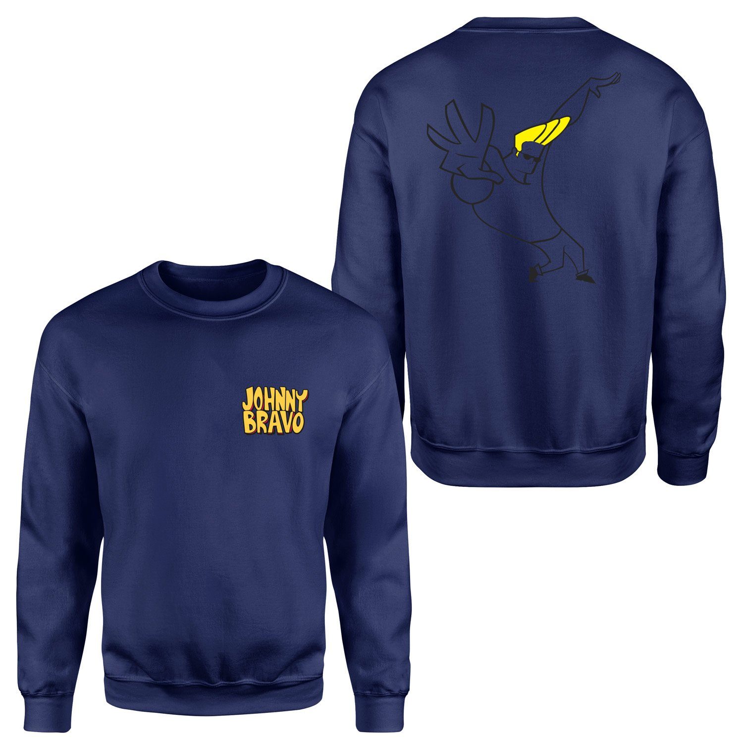 Man I’m Pretty | Johnny Bravo Sweatshirt S - Lacivert