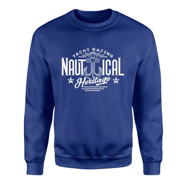 Nautical Heritage Sweatshirt L - İndigo Mavisi