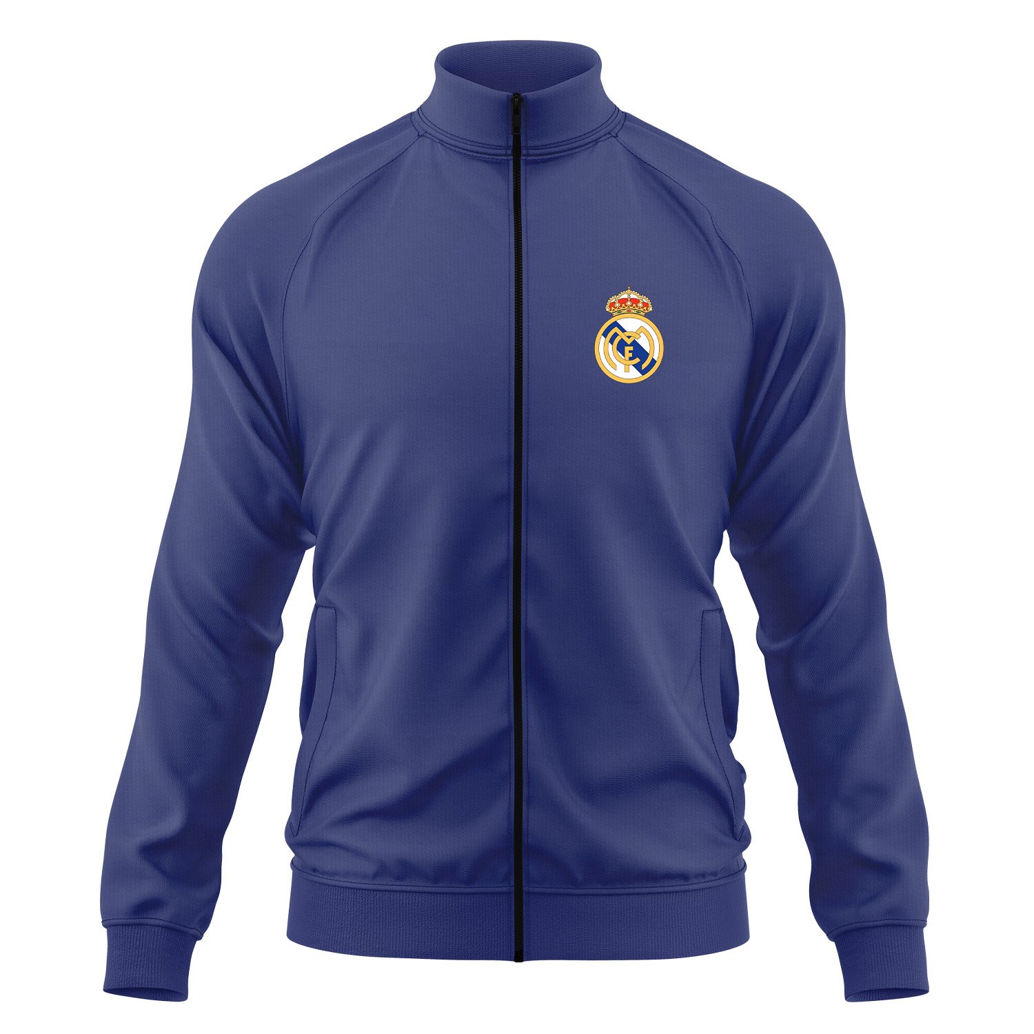Real Madrid Fermuarlı Sweatshirt S - İndigo Mavisi