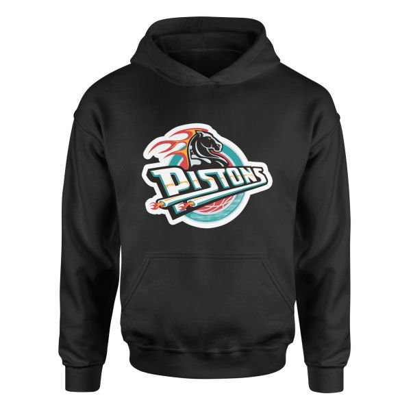 Detroit Retro Hoodie XL - Siyah