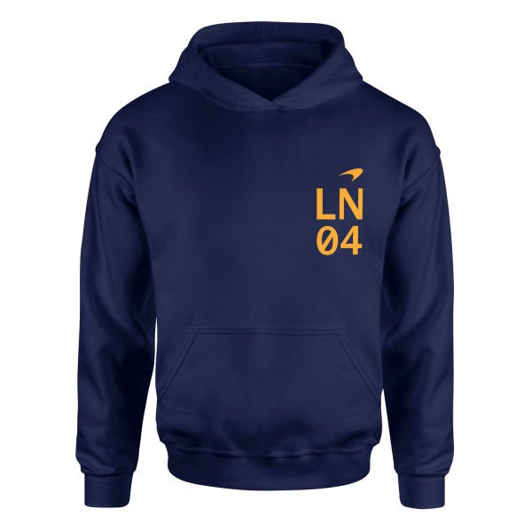 Lando Norris LN04 MCL Mastery Hoodie L - İndigo Mavisi