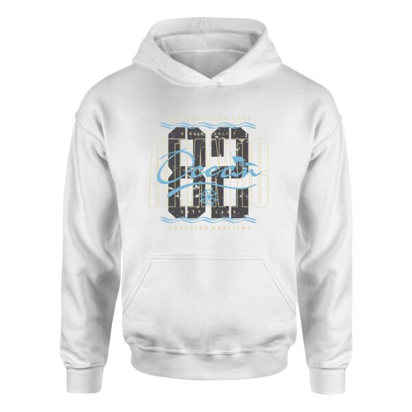 Atlantic Ocean Hoodie M - Beyaz