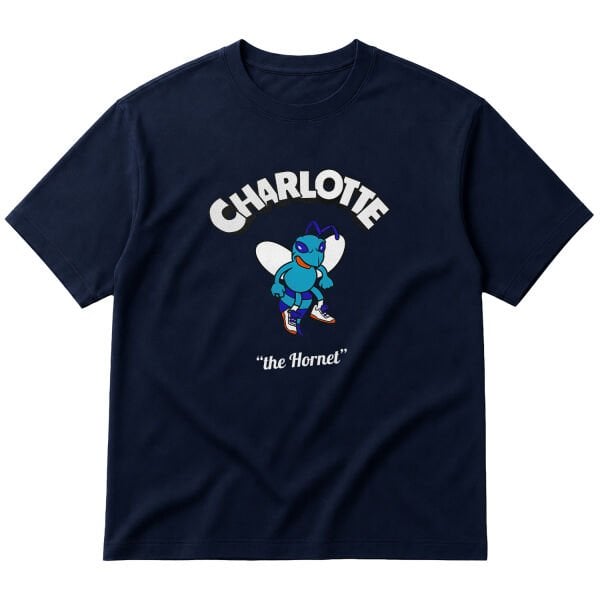 Charlotte Cartoon Oversize Tişört