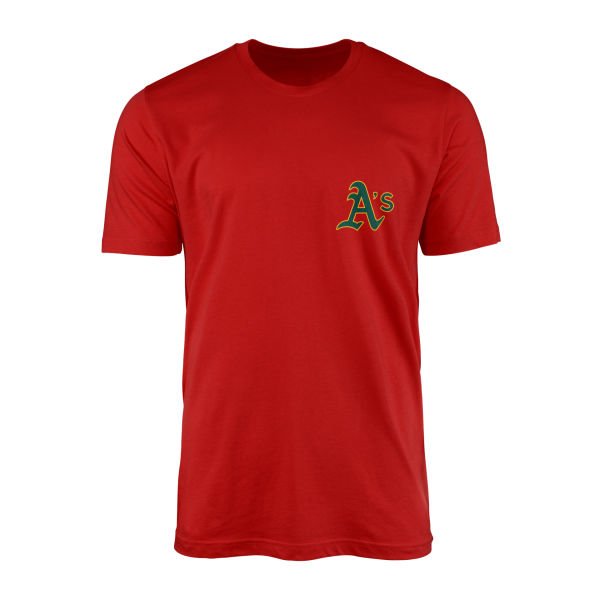 Oakland Athletics Tişört L - Kırmızı