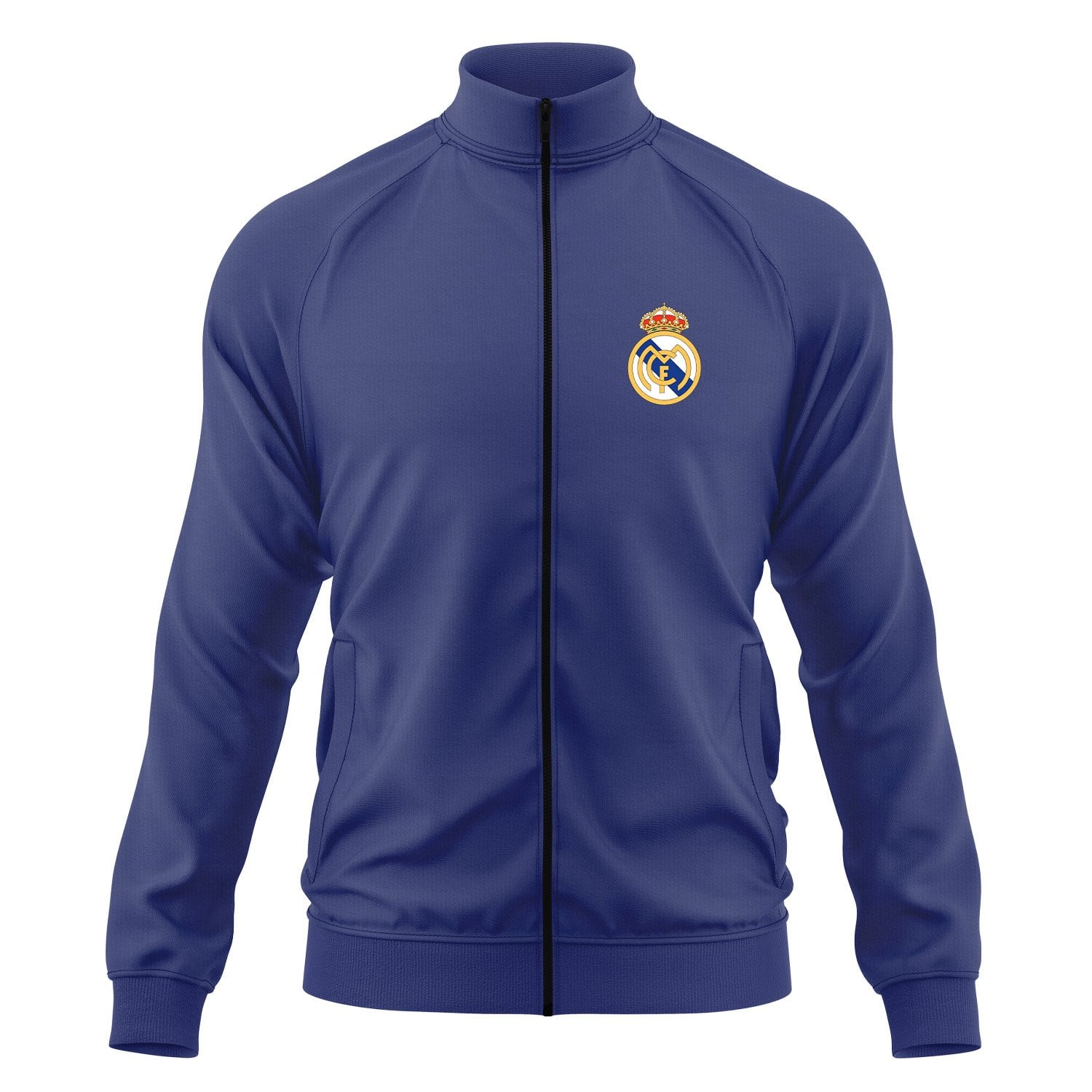 Real Madrid Fermuarlı Sweatshirt M - İndigo Mavisi