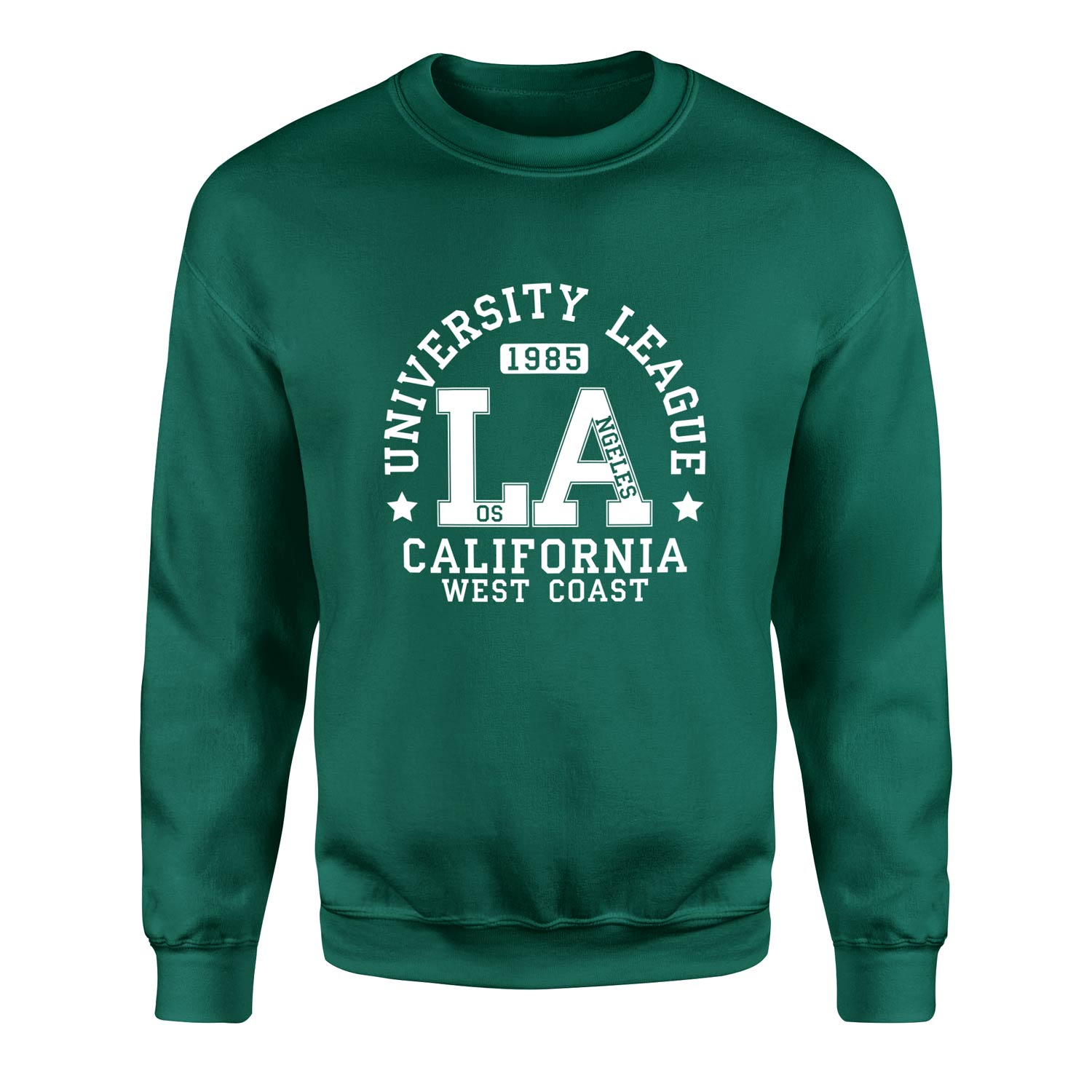 LA University League Sweatshirt XL - Nefti Yeşili