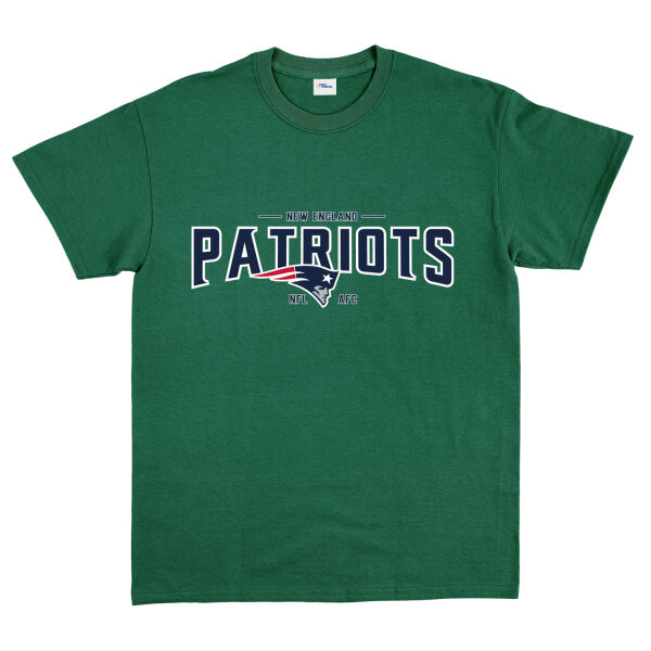 New England Patriots AFC Tişört XL - Nefti Yeşili