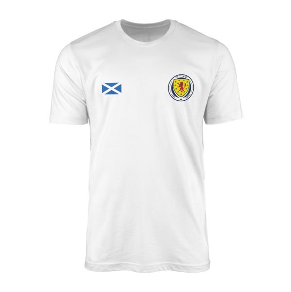 İskoçya FF Tişört M - Beyaz