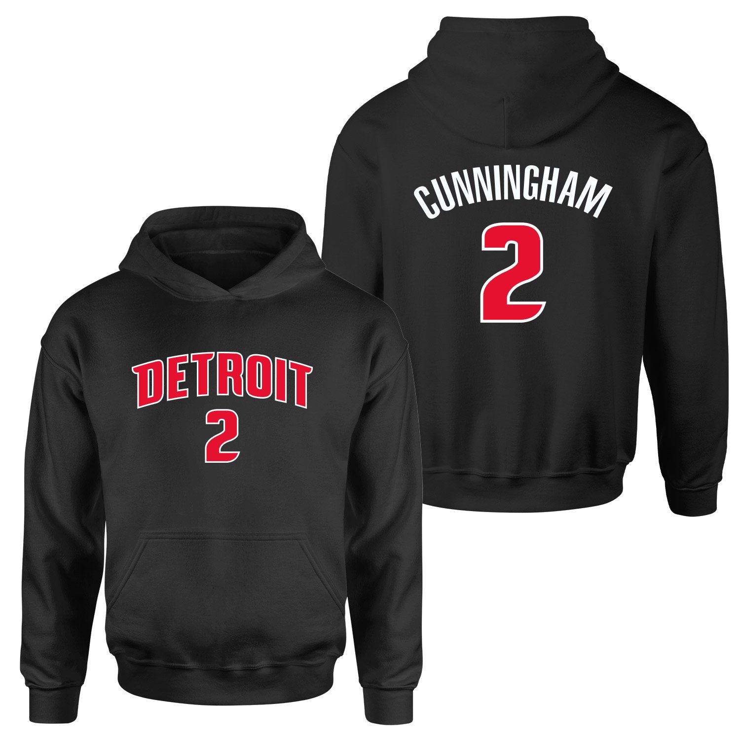 Cade Cunningham 2 Pistons Forma Hoodie