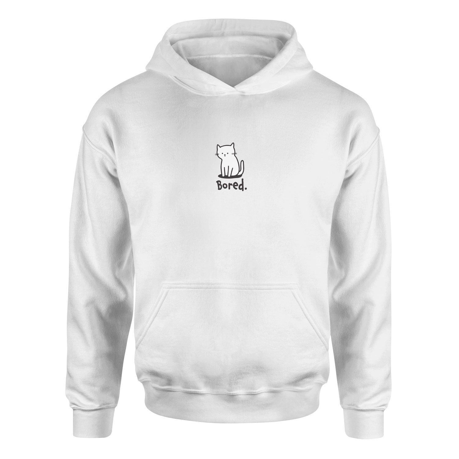 Bored. Hoodie S - Beyaz