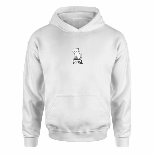 Bored. Hoodie S - Beyaz